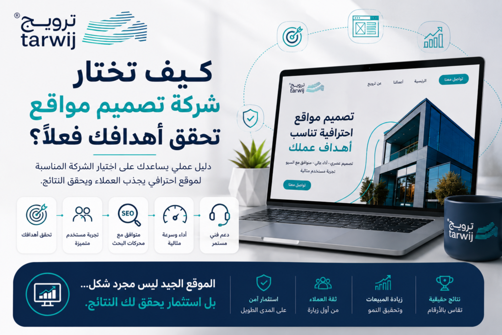 أفضل شركة تصميم مواقع في مصر واختيار الشركة المناسبة للشركات الناشئة