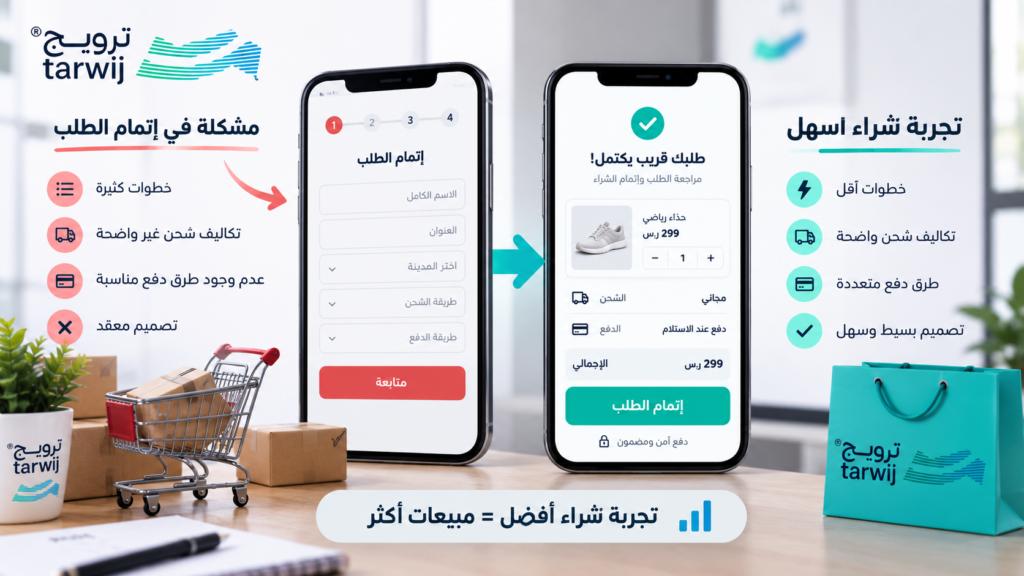 تحسين تجربة الدفع في المتجر الإلكتروني على الهاتف
