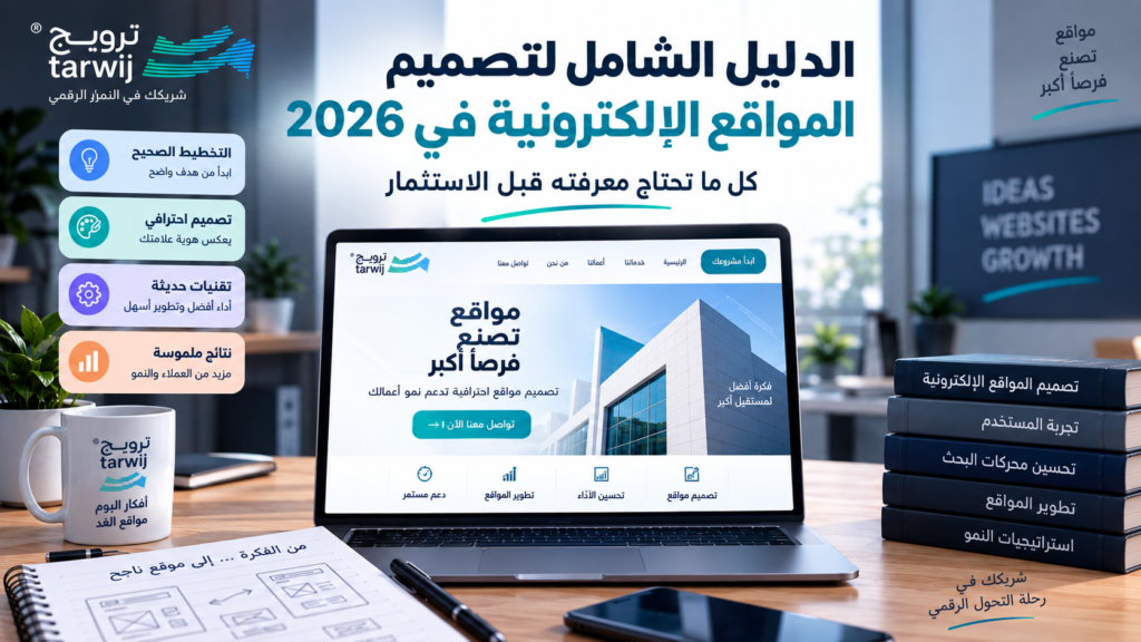 الدليل الشامل لتصميم المواقع الإلكترونية في 2026
