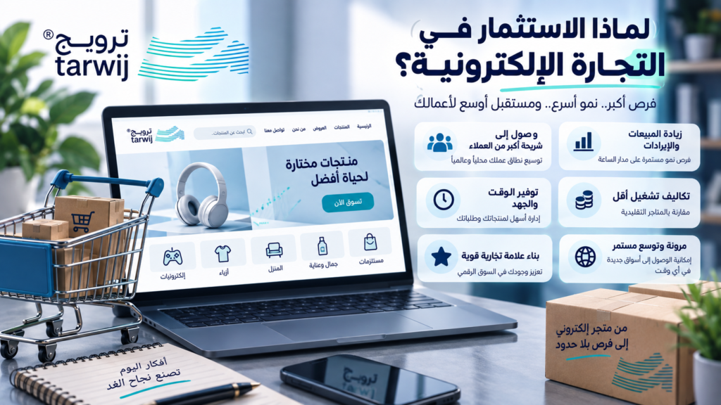 أهمية الاستثمار في التجارة الإلكترونية وزيادة فرص نمو الأعمال