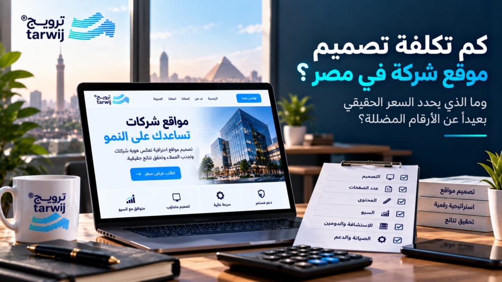 تكلفة تصميم موقع شركة في مصر والعوامل التي تحدد السعر